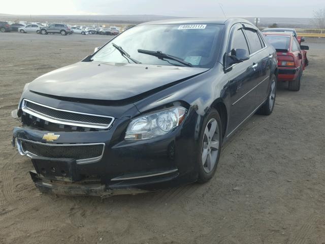 1G1ZC5E03CF317737 - 2012 CHEVROLET MALIBU 1LT BLACK photo 2