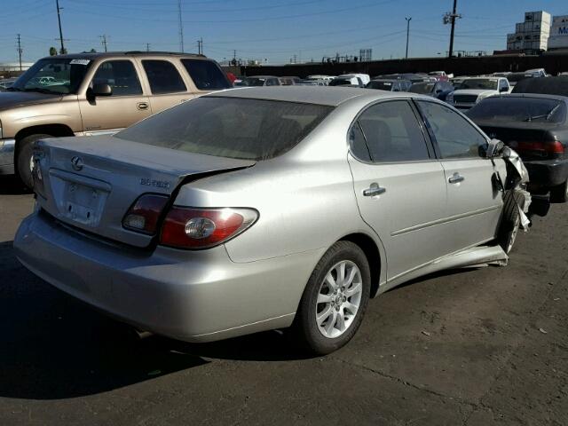 JTHBA30G640001016 - 2004 LEXUS ES 330 SILVER photo 4