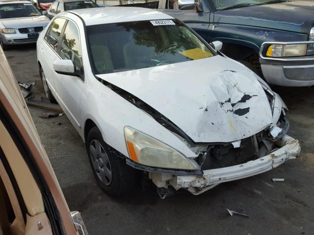 1HGCM56405A164876 - 2005 HONDA ACCORD LX WHITE photo 1