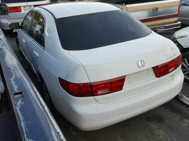 1HGCM56405A164876 - 2005 HONDA ACCORD LX WHITE photo 3