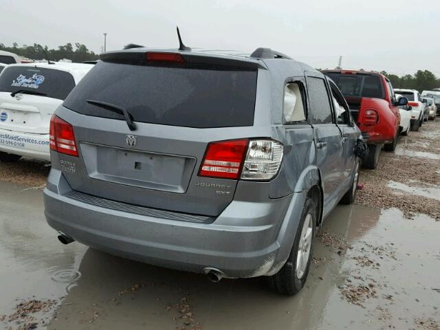 3D4PG5FV5AT137307 - 2010 DODGE JOURNEY SX BLUE photo 4