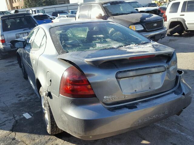 2G2WP542651162570 - 2005 PONTIAC GRAND PRIX GRAY photo 3