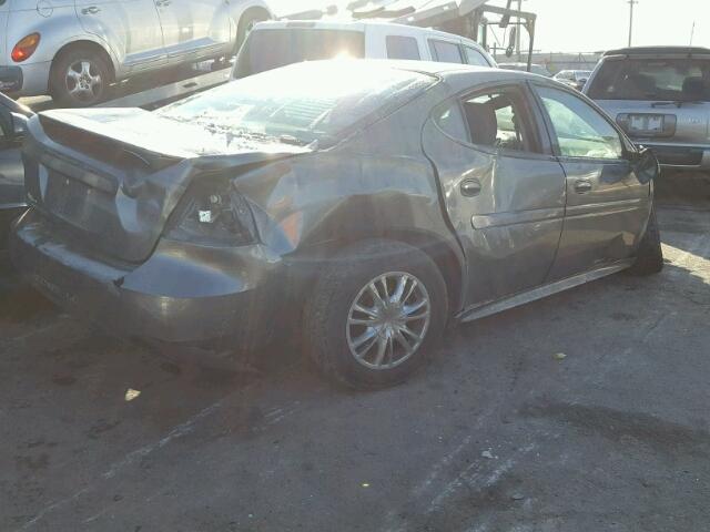 2G2WP542651162570 - 2005 PONTIAC GRAND PRIX GRAY photo 4