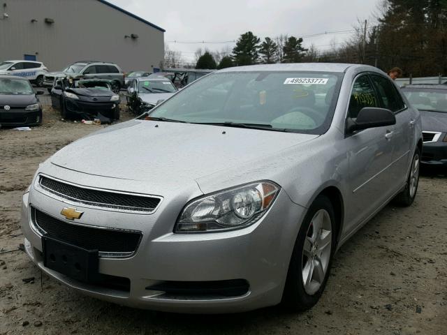 1G1ZB5EB9AF163522 - 2010 CHEVROLET MALIBU LS SILVER photo 2