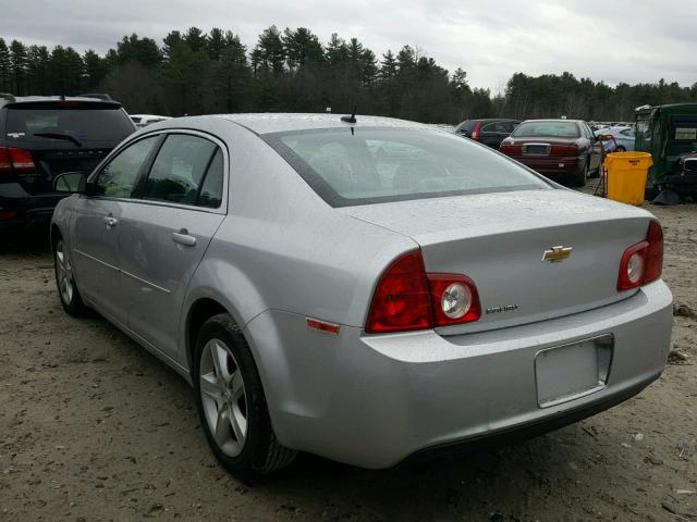 1G1ZB5EB9AF163522 - 2010 CHEVROLET MALIBU LS SILVER photo 3