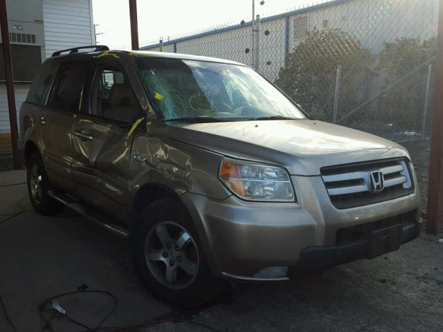 2HKYF18637H505057 - 2007 HONDA PILOT EXL TAN photo 1