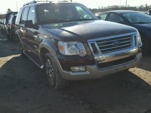 1FMEU74E67UA85353 - 2007 FORD EXPLORER E BURGUNDY photo 1