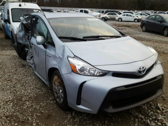 JTDZN3EU6FJ026823 - 2015 TOYOTA PRIUS V BLUE photo 1