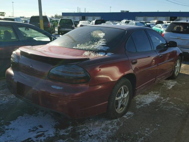 1G2WP52K03F113115 - 2003 PONTIAC GRAND PRIX MAROON photo 4