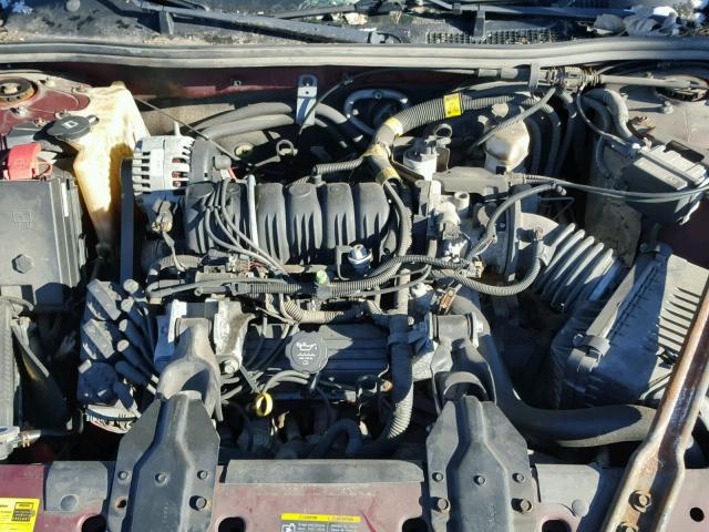 1G2WP52K03F113115 - 2003 PONTIAC GRAND PRIX MAROON photo 7