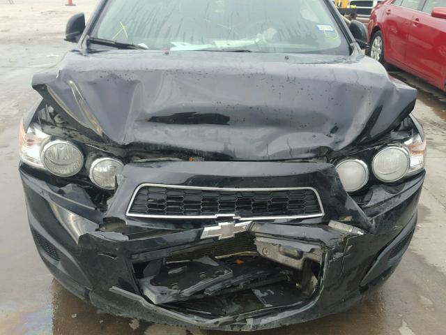 1G1JC6SH6G4121743 - 2016 CHEVROLET SONIC LT BLACK photo 7