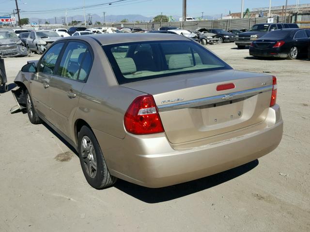 1G1ZS58F87F162787 - 2007 CHEVROLET MALIBU LS 金色 照片 3