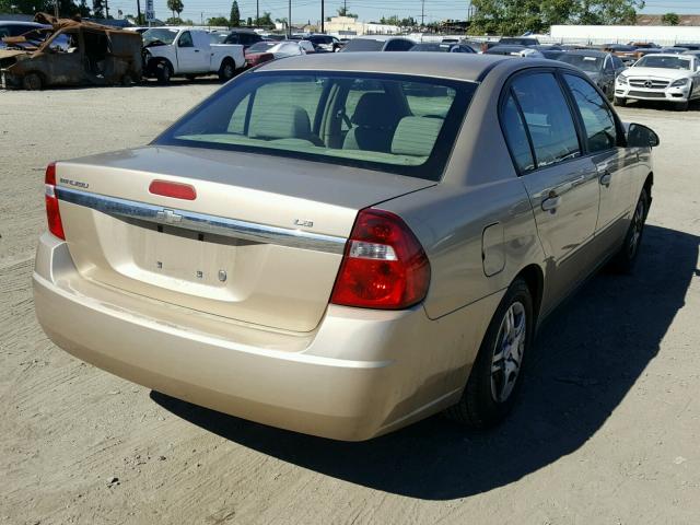 1G1ZS58F87F162787 - 2007 CHEVROLET MALIBU LS 金色 照片 4