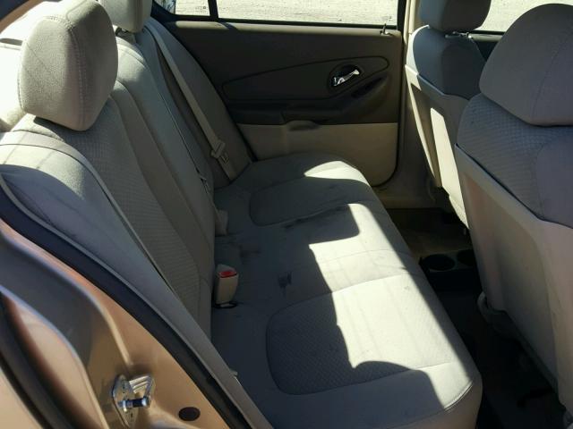 1G1ZS58F87F162787 - 2007 CHEVROLET MALIBU LS 金色 照片 6