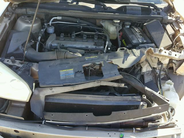 1G1ZS58F87F162787 - 2007 CHEVROLET MALIBU LS 金色 照片 7