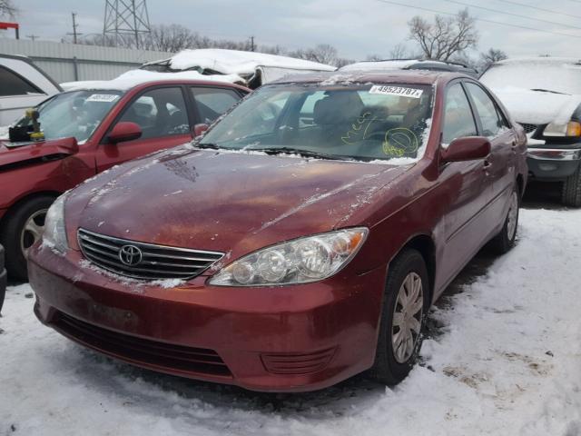 4T1BE30K76U151976 - 2006 TOYOTA CAMRY LE MAROON photo 2