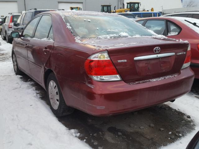 4T1BE30K76U151976 - 2006 TOYOTA CAMRY LE 栗色 照片 3