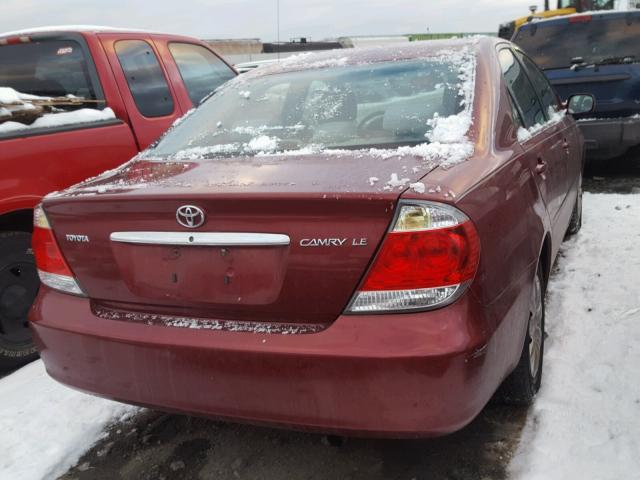 4T1BE30K76U151976 - 2006 TOYOTA CAMRY LE 栗色 照片 4