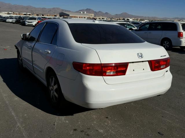 1HGCM66555A062925 - 2005 HONDA ACCORD EX WHITE photo 3