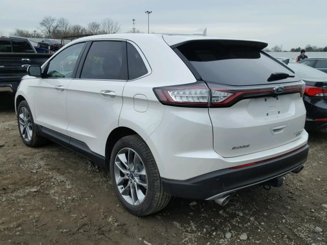 2FMPK3K80HBB27169 - 2017 FORD EDGE TITAN WHITE photo 3