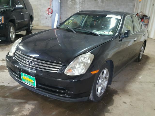 JNKCV51E14M608449 - 2004 INFINITI G35 BLACK photo 2