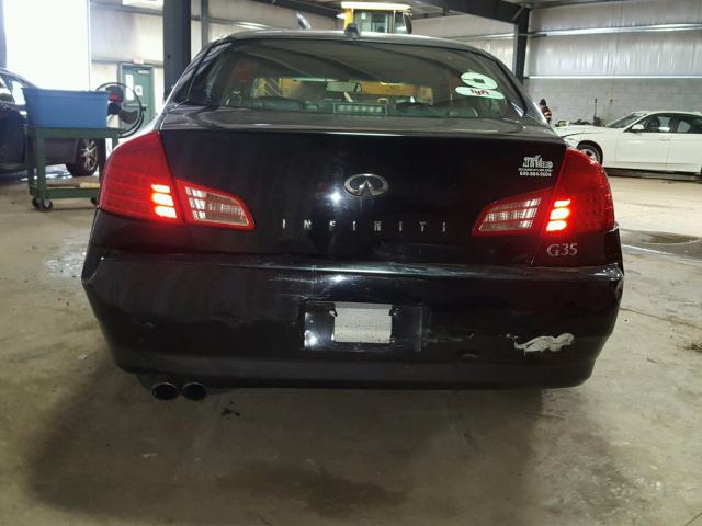 JNKCV51E14M608449 - 2004 INFINITI G35 BLACK photo 9