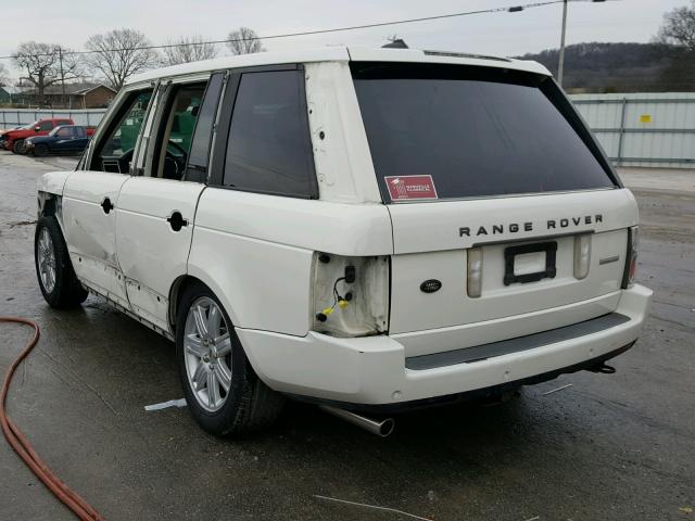 SALME15426A214343 - 2006 LAND ROVER RANGE ROVE WHITE photo 3