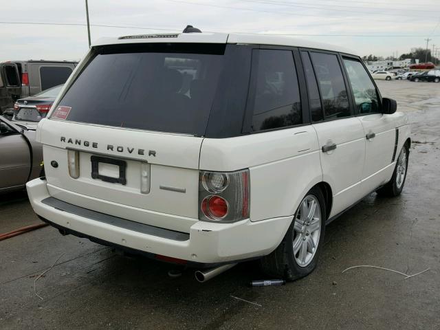 SALME15426A214343 - 2006 LAND ROVER RANGE ROVE WHITE photo 4