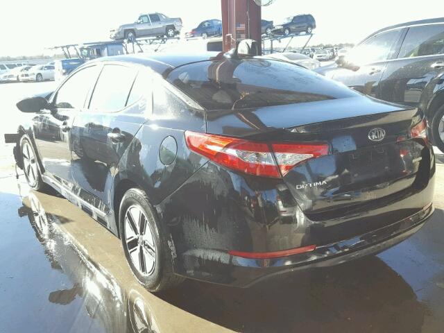 KNAGM4AD3D5047752 - 2013 KIA OPTIMA HYB BLACK photo 3