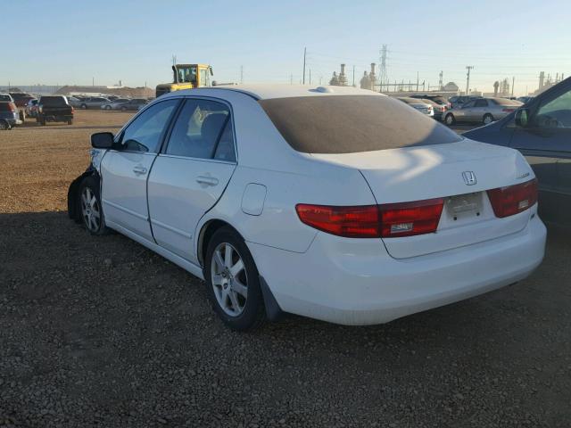 1HGCM66535A071784 - 2005 HONDA ACCORD EX WHITE photo 3