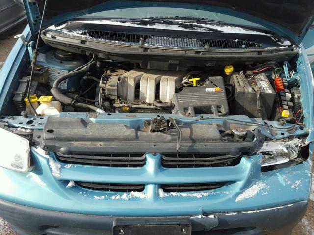 1B4GP44R8TB452701 - 1996 DODGE GRAND CARA GREEN photo 7