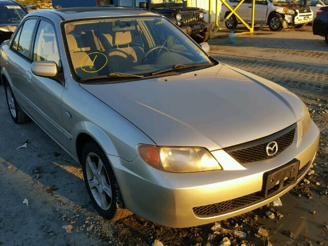 JM1BJ226731132884 - 2003 MAZDA PROTEGE DX TAN photo 1