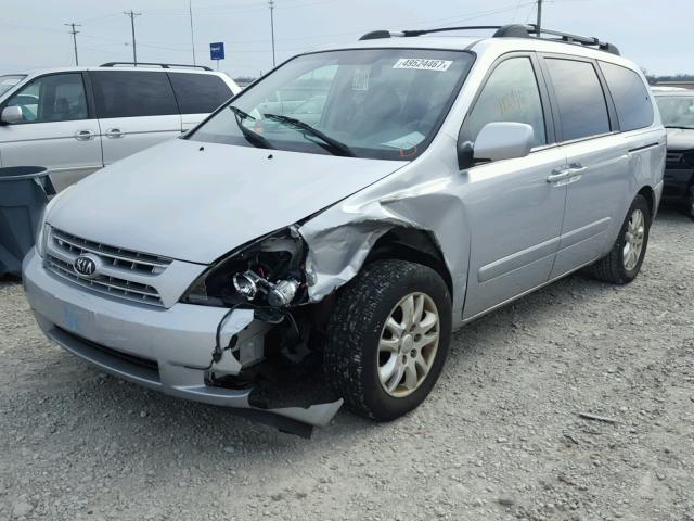 KNDMB233786248879 - 2008 KIA SEDONA EX GRAY photo 2