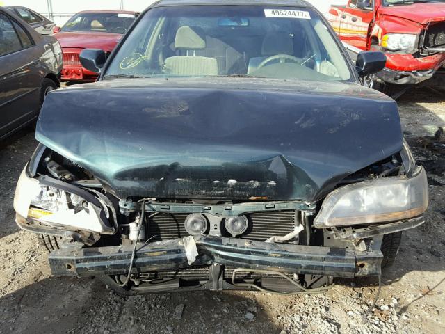 1HGCG5652WA163410 - 1998 HONDA ACCORD EX GREEN photo 7