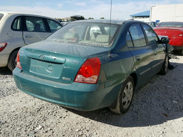 KMHDN46D36U232898 - 2006 HYUNDAI ELANTRA GL GREEN photo 4