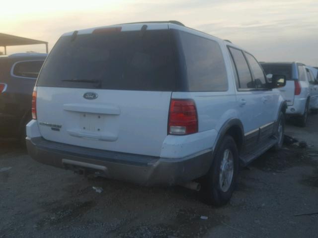 1FMPU17L33LA68185 - 2003 FORD EXPEDITION WHITE photo 4