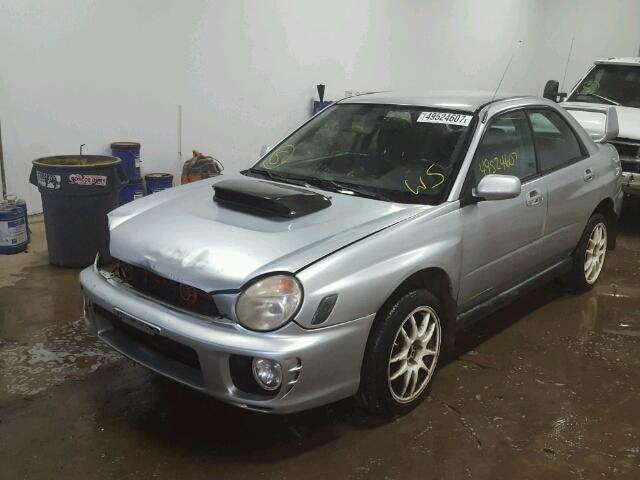 JF1GD29602G514517 - 2002 SUBARU IMPREZA WR SILVER photo 2