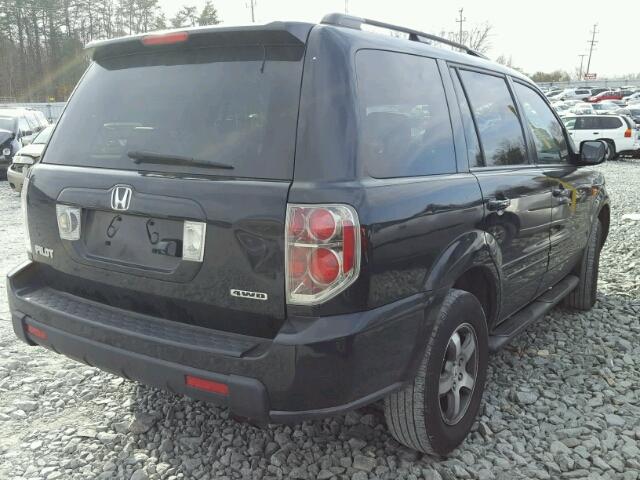 5FNYF18788B026089 - 2008 HONDA PILOT EXL BLACK photo 4