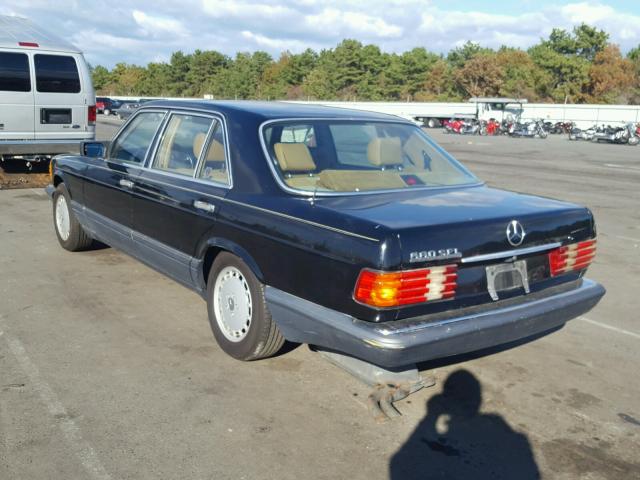 WDBCA39E0LA545932 - 1990 MERCEDES-BENZ 560 SEL BLACK photo 3