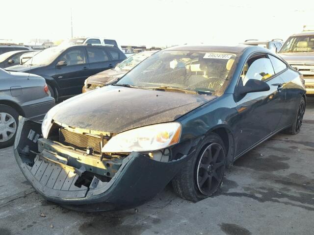 1G2ZH18N374107699 - 2007 PONTIAC G6 GT GREEN photo 2