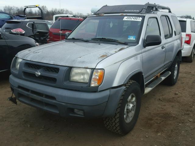 5N1ED28Y7YC504843 - 2000 NISSAN XTERRA XE GRAY photo 2