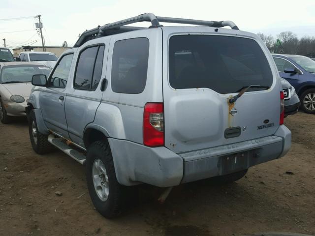 5N1ED28Y7YC504843 - 2000 NISSAN XTERRA XE GRAY photo 3