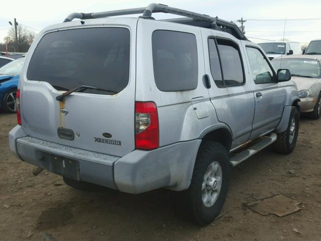 5N1ED28Y7YC504843 - 2000 NISSAN XTERRA XE GRAY photo 4