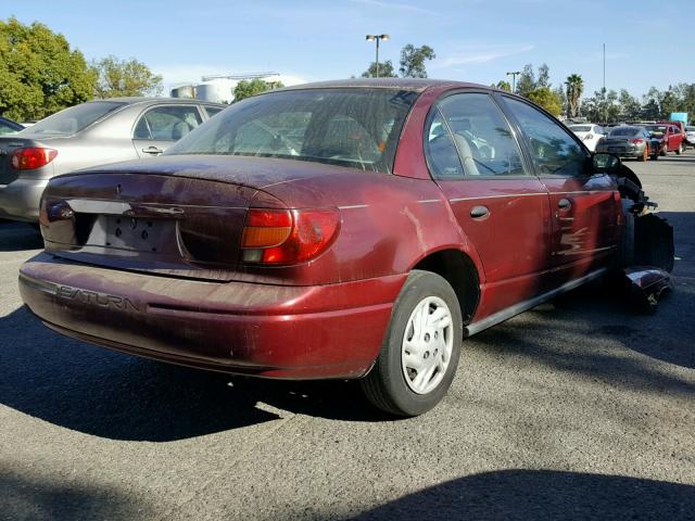 1G8ZF52872Z219892 - 2002 SATURN SL BURGUNDY photo 4