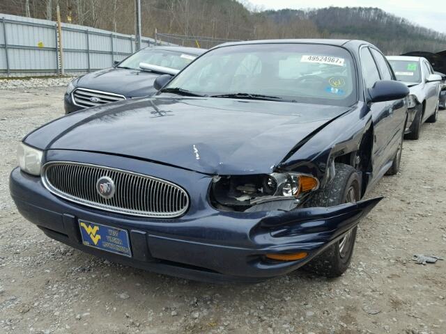 1G4HP52K644102858 - 2004 BUICK LESABRE CU BLUE photo 2