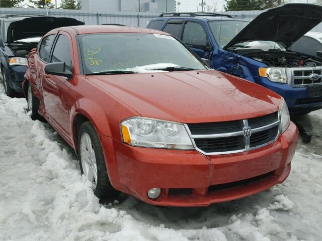 1B3LC56R78N165423 - 2008 DODGE AVENGER SX RED photo 1