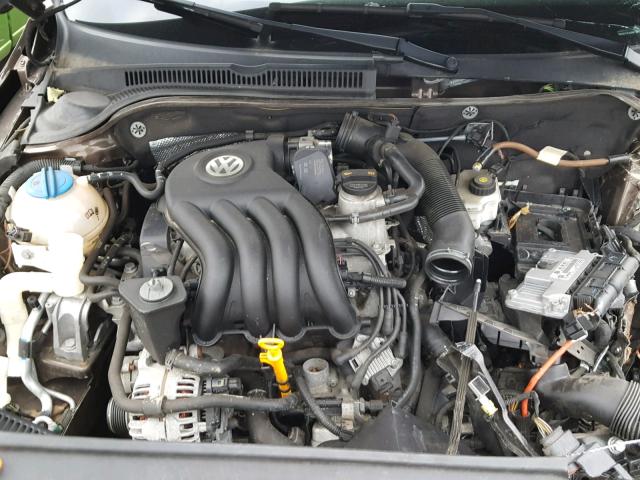 3VW2K7AJ5BM371834 - 2011 VOLKSWAGEN JETTA BASE BROWN photo 7
