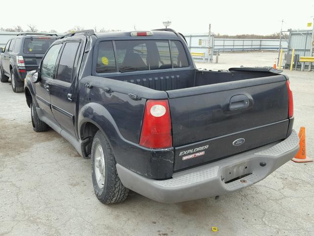 1FMZU67E11UC05073 - 2001 FORD EXPLORER S BLACK photo 3