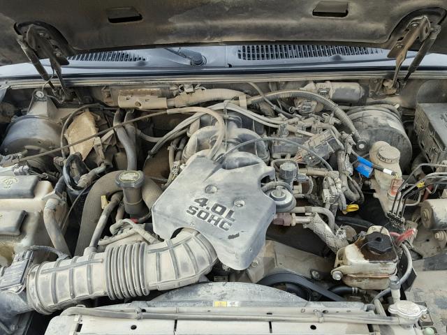 1FMZU67E11UC05073 - 2001 FORD EXPLORER S BLACK photo 7