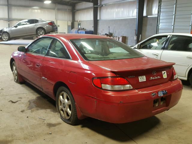 2T1CF22P81C473234 - 2001 TOYOTA CAMRY SOLA RED photo 3